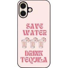 iPhone 16 Plus Case Hülle - Cocktail Save Water Drink Tequila