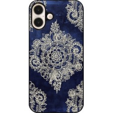 Coque iPhone 16 Plus - Cream Flower Moroccan