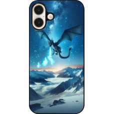 iPhone 16 Plus Case Hülle - Drache nächtliche Berg
