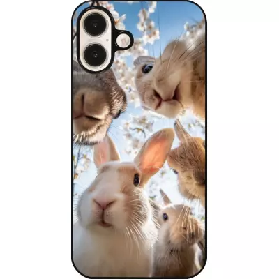 Coque iPhone 16 Plus - Easter 2026 Rabbits
