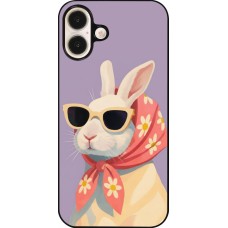 Coque iPhone 16 Plus - Easter 2026 Rabbit with scarf