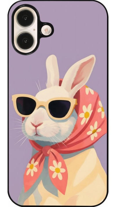 Coque iPhone 16 Plus - Easter 2026 Rabbit with scarf