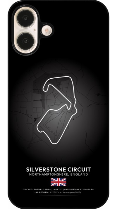 Coque iPhone 16 Plus - F1 Track 2025 Great Britan