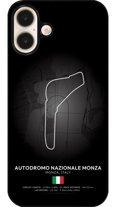 Coque iPhone 16 Plus - F1 Track 2025 Italy