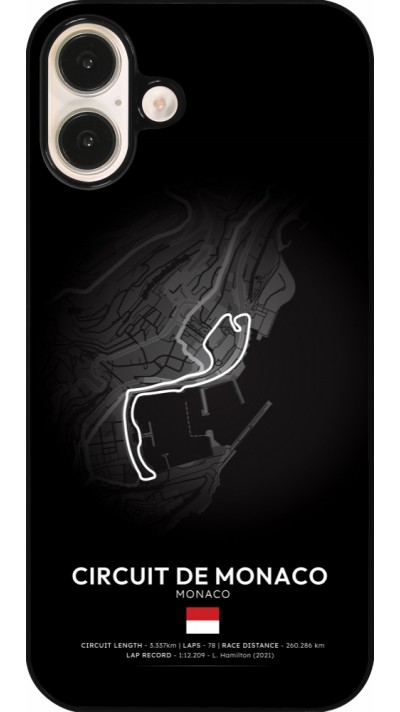iPhone 16 Plus Case Hülle - F1 Track 2025 Monaco