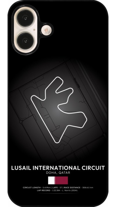 iPhone 16 Plus Case Hülle - F1 Track 2025 Qatar