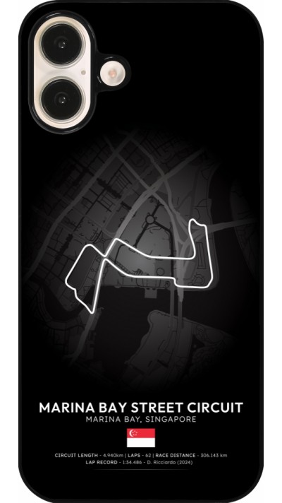 iPhone 16 Plus Case Hülle - F1 Track 2025 Singapore