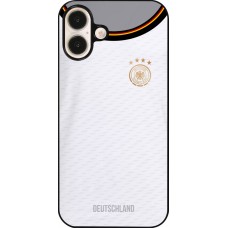 Coque iPhone 16 Plus - Maillot de football Allemagne 2022 personnalisable
