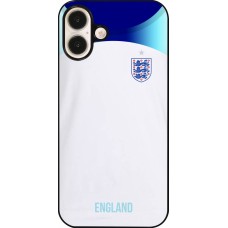 Coque iPhone 16 Plus - Maillot de football Angleterre 2022 personnalisable