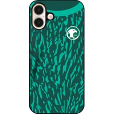 iPhone 16 Plus Case Hülle - Saudi-Arabien 2022 personalisierbares Fussballtrikot