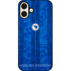 Coque iPhone 16 Plus - Maillot de football Bosnie-Herzégovine 2026 personnalisable