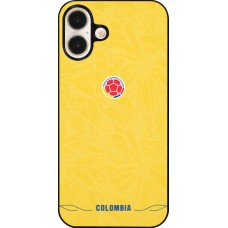 Coque iPhone 16 Plus - Maillot de football Colombie 2026 personnalisable