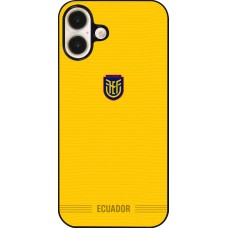 iPhone 16 Plus Case Hülle - Ecuador 2026 personalisierbares Fussballtrikot