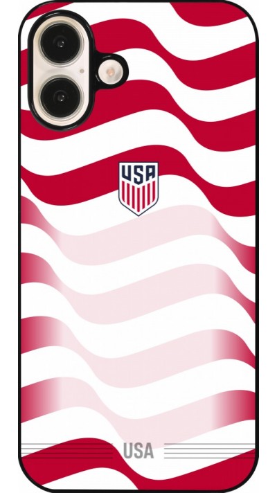 iPhone 16 Plus Case Hülle - Vereinigten Staaten 2026 personalisierbares Fussballtrikot