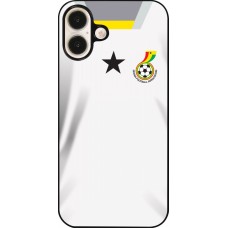 Coque iPhone 16 Plus - Maillot de football Ghana 2022 personnalisable