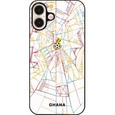 Coque iPhone 16 Plus - Maillot de football Ghana 2026 personnalisable