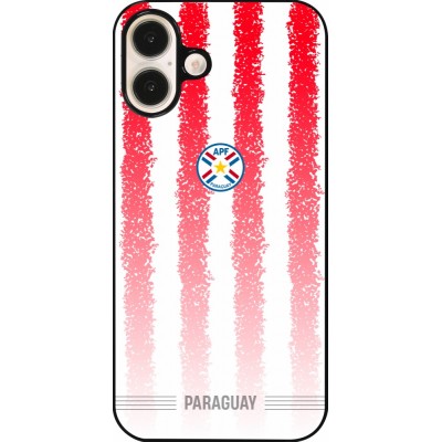 Coque iPhone 16 Plus - Maillot de football Paraguay 2026 personnalisable