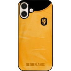 Coque iPhone 16 Plus - Maillot de football Pays-Bas 2022 personnalisable