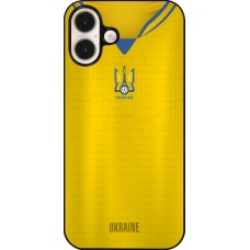 Coque iPhone 16 Plus - Maillot de football Ukraine