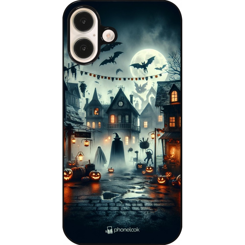 Coque iPhone 16 Plus - Halloween Spookville