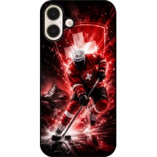 iPhone 16 Plus Case Hülle - Hockey World Championship Player