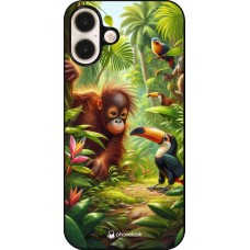 iPhone 16 Plus Case Hülle - Tropischer Dschungel Tayrona
