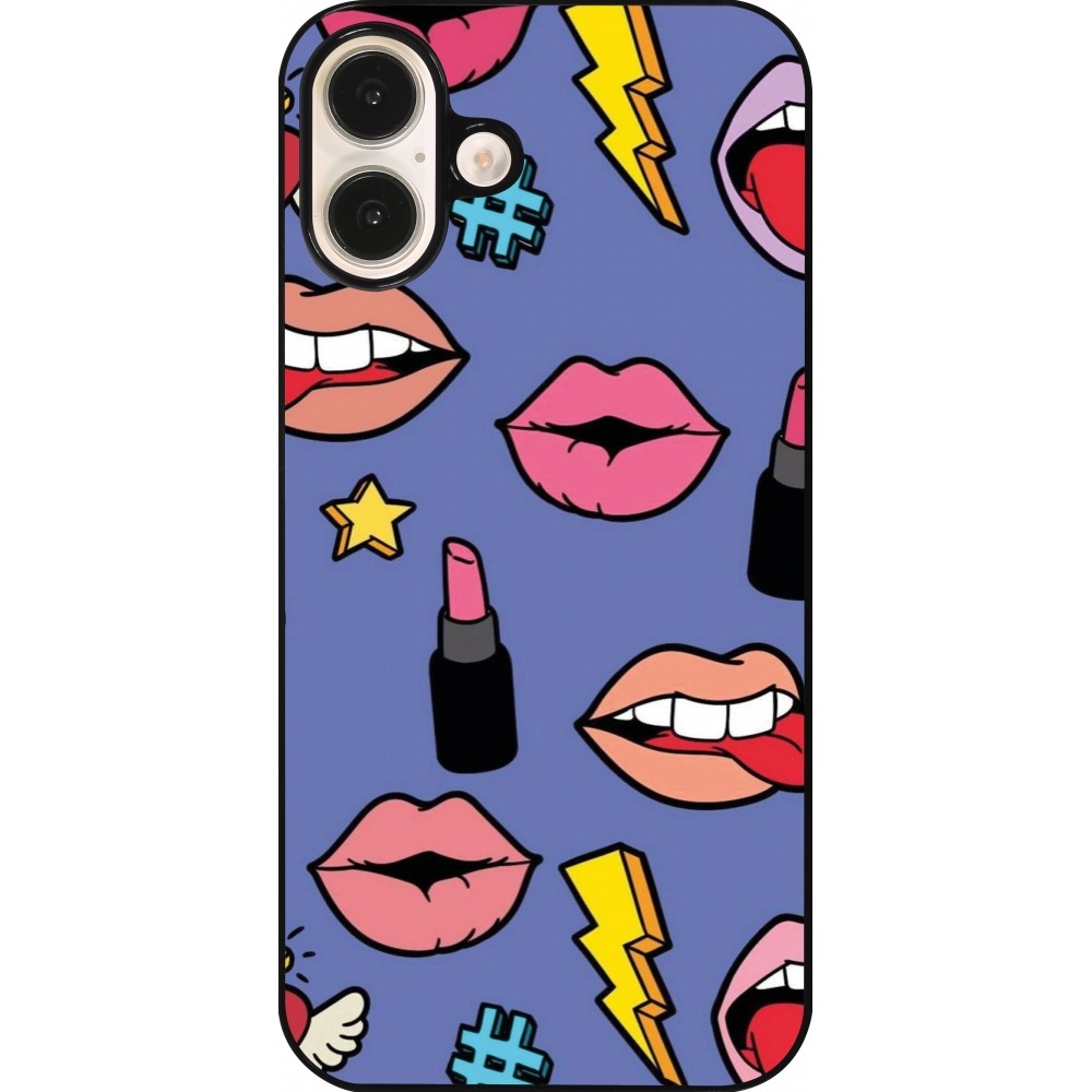 Coque iPhone 16 Plus - Lips and lipgloss