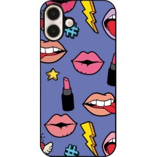 Coque iPhone 16 Plus - Lips and lipgloss