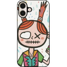 Coque iPhone 16 Plus - Little Girl Sketch