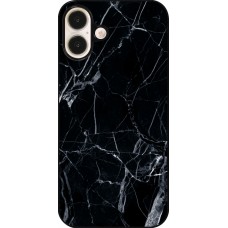 Coque iPhone 16 Plus - Marble Black 01