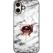 Coque iPhone 16 Plus - Marble Rose Gold