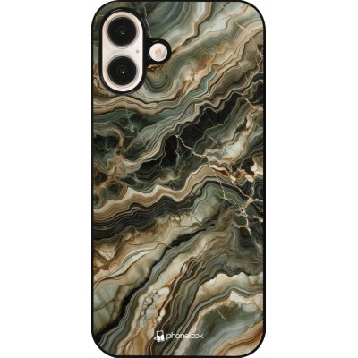 iPhone 16 Plus Case Hülle - Oliv Marmor