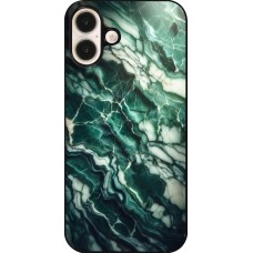 iPhone 16 Plus Case Hülle - Majestätischer grüner Marmor