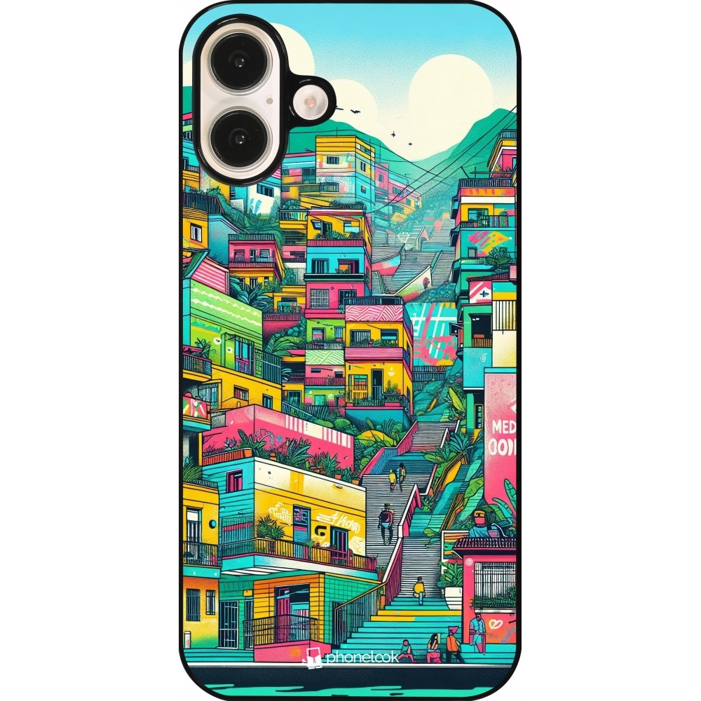 Coque iPhone 16 Plus - Medellin Comuna 13 Art
