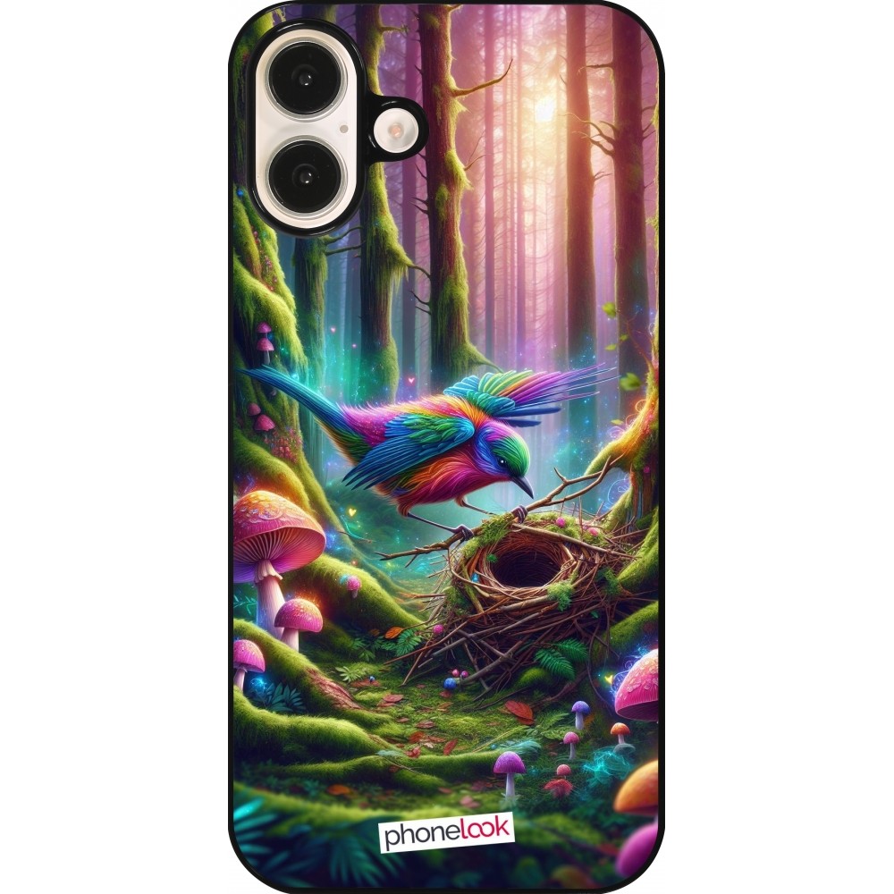 iPhone 16 Plus Case Hülle - Vogel Nest Wald