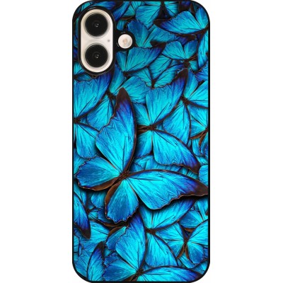 iPhone 16 Plus Case Hülle - Papillon bleu