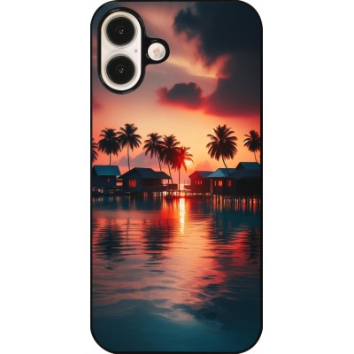 Coque iPhone 16 Plus - Paradis Maldives