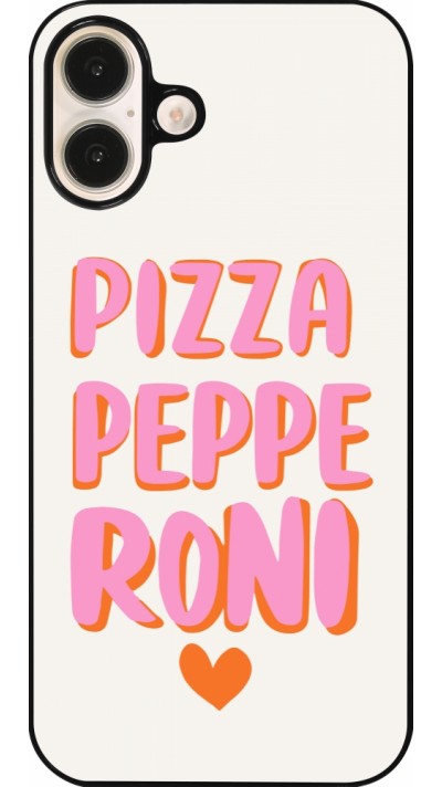 Coque iPhone 16 Plus - Pizza pepperoni 2026