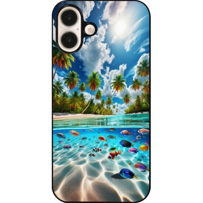 Coque iPhone 16 Plus - Plage Paradis