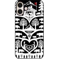 Coque iPhone 16 Plus - Poya Suisse 2 noir