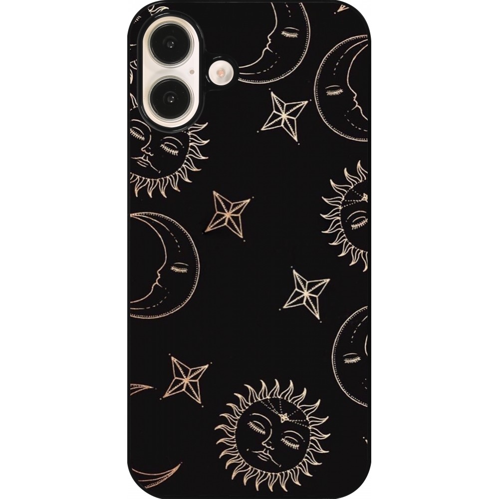 iPhone 16 Plus Case Hülle - Suns and Moons