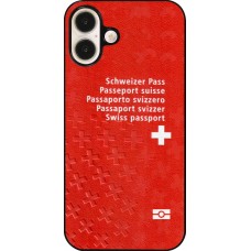 Coque iPhone 16 Plus - Swiss Passport