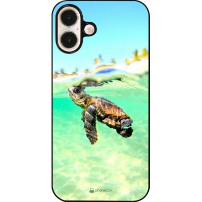 Coque iPhone 16 Plus - Turtle Underwater