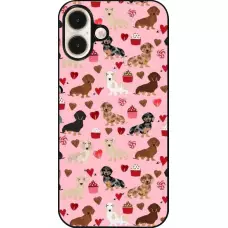 Coque iPhone 16 Plus - Valentine 2024 puppy love