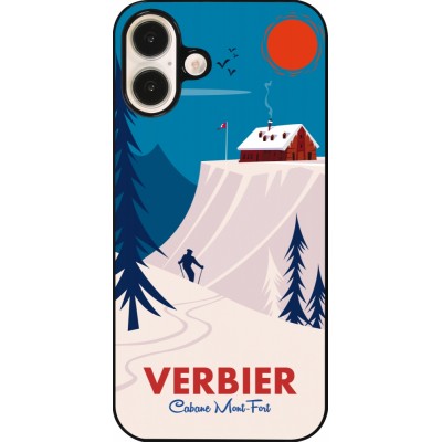 iPhone 16 Plus Case Hülle - Verbier Cabane Mont-Fort