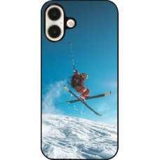iPhone 16 Plus Case Hülle - Winter 22 Ski Jump