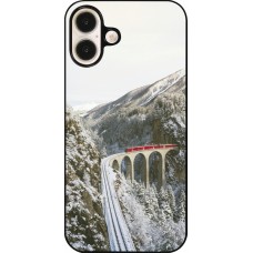 Coque iPhone 16 Plus - Winter 25 Winter polar express