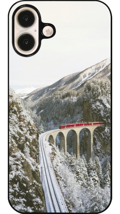 Coque iPhone 16 Plus - Winter 25 Winter polar express