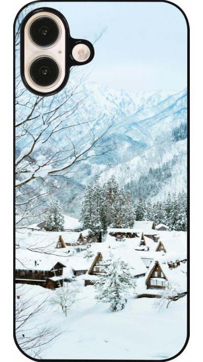 Coque iPhone 16 Plus - Winter 25 Winter snowy landscape