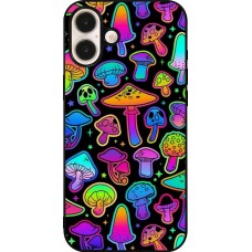 iPhone 16 Plus Case Hülle - Silikon schwarz Autumn 2024 magic mushrooms